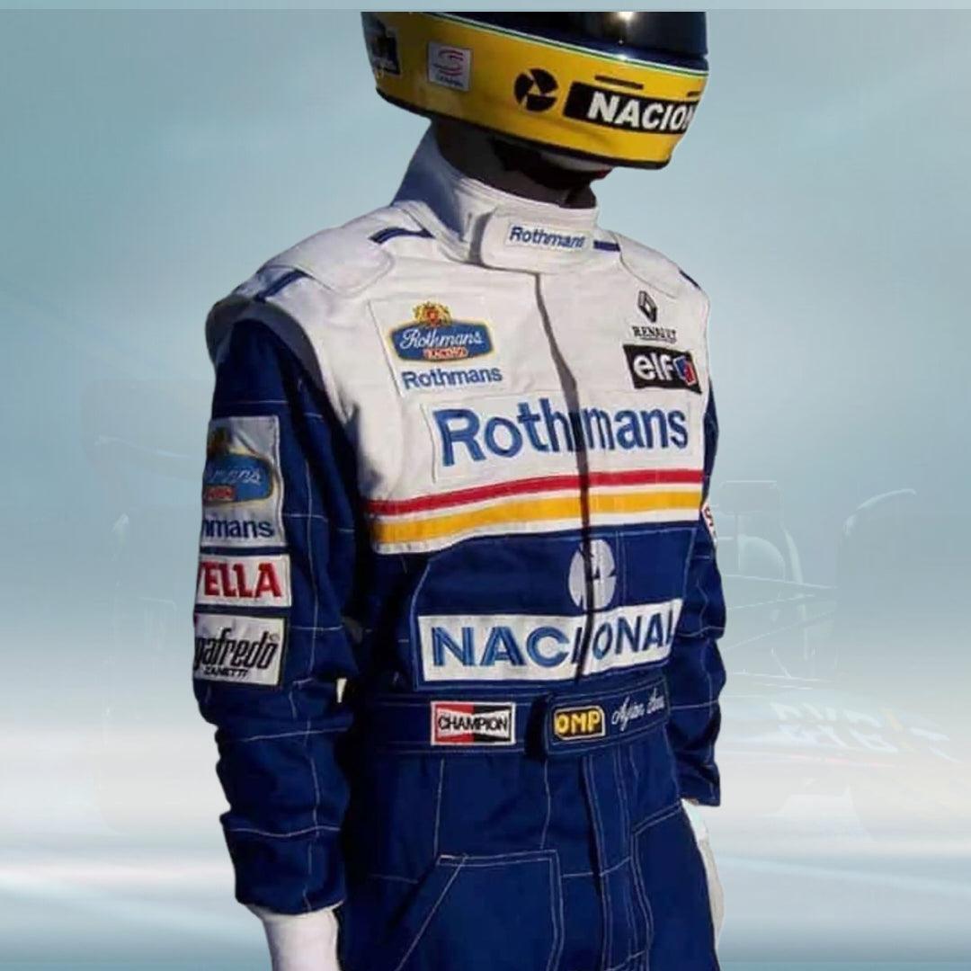 Ayrton Senna 1994 racing suit Embroidery / Team Williams F1