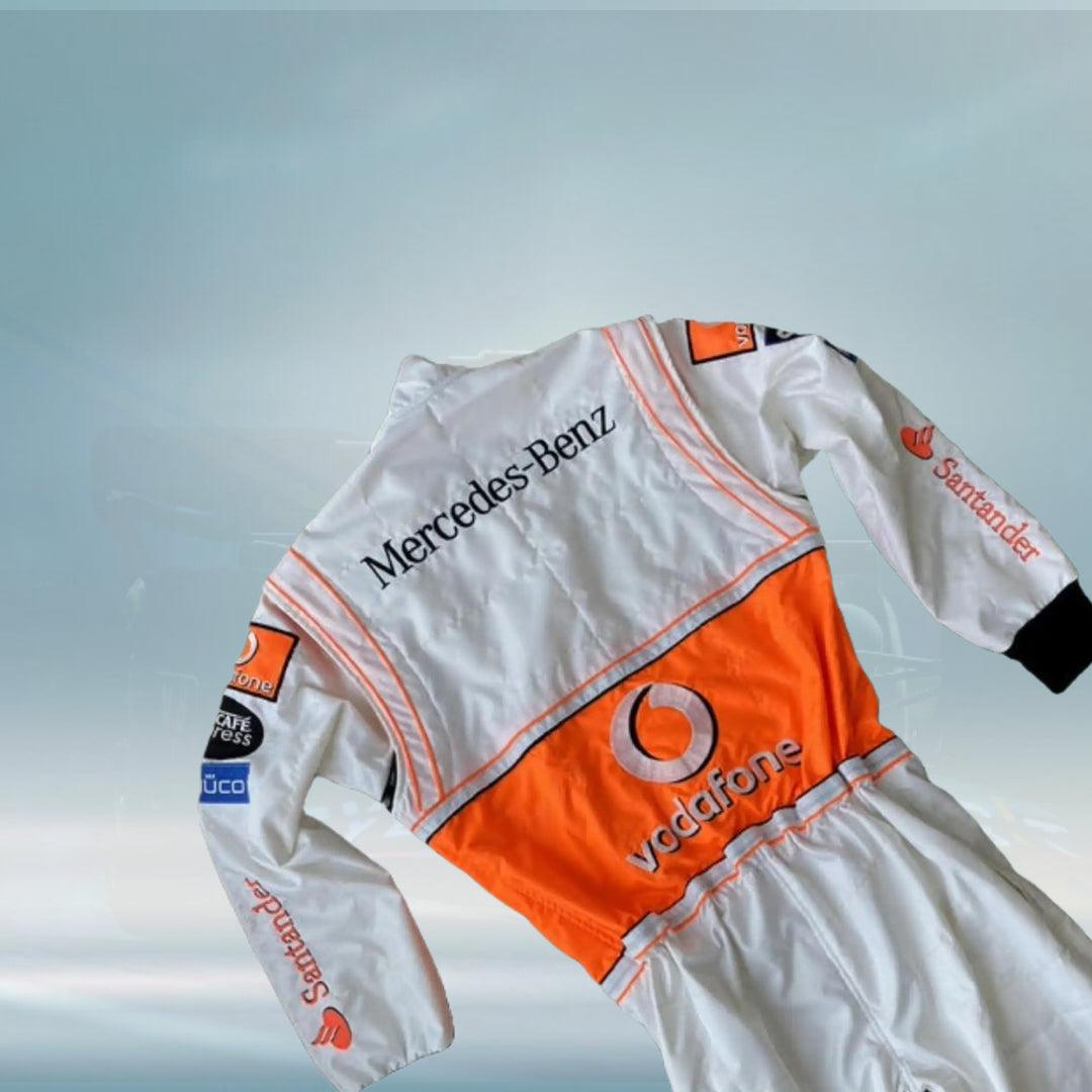 F1 Lewis Hamilton 2008 Vodafone Embroidery Patch Race Suit - FormulaFit Raceweras