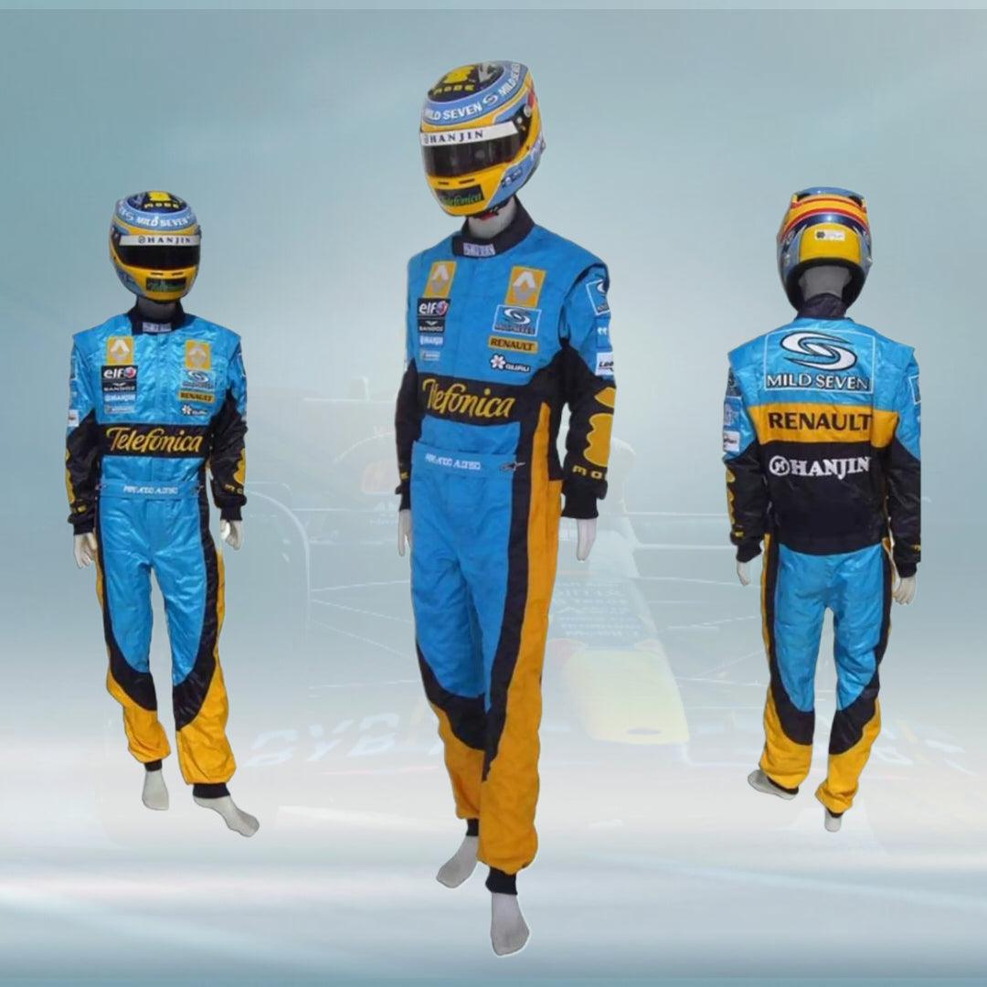 Fernando Alonso 2006 F1 Embroidery Race Suit Renault F1 - FormulaFit Raceweras