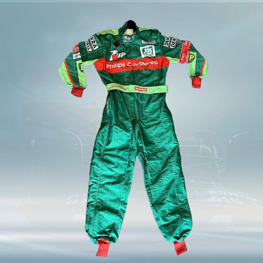 Michael Schumacher 1991 Belgian Grand Prix F1 Embroidery Race Suit - FormulaFit Raceweras
