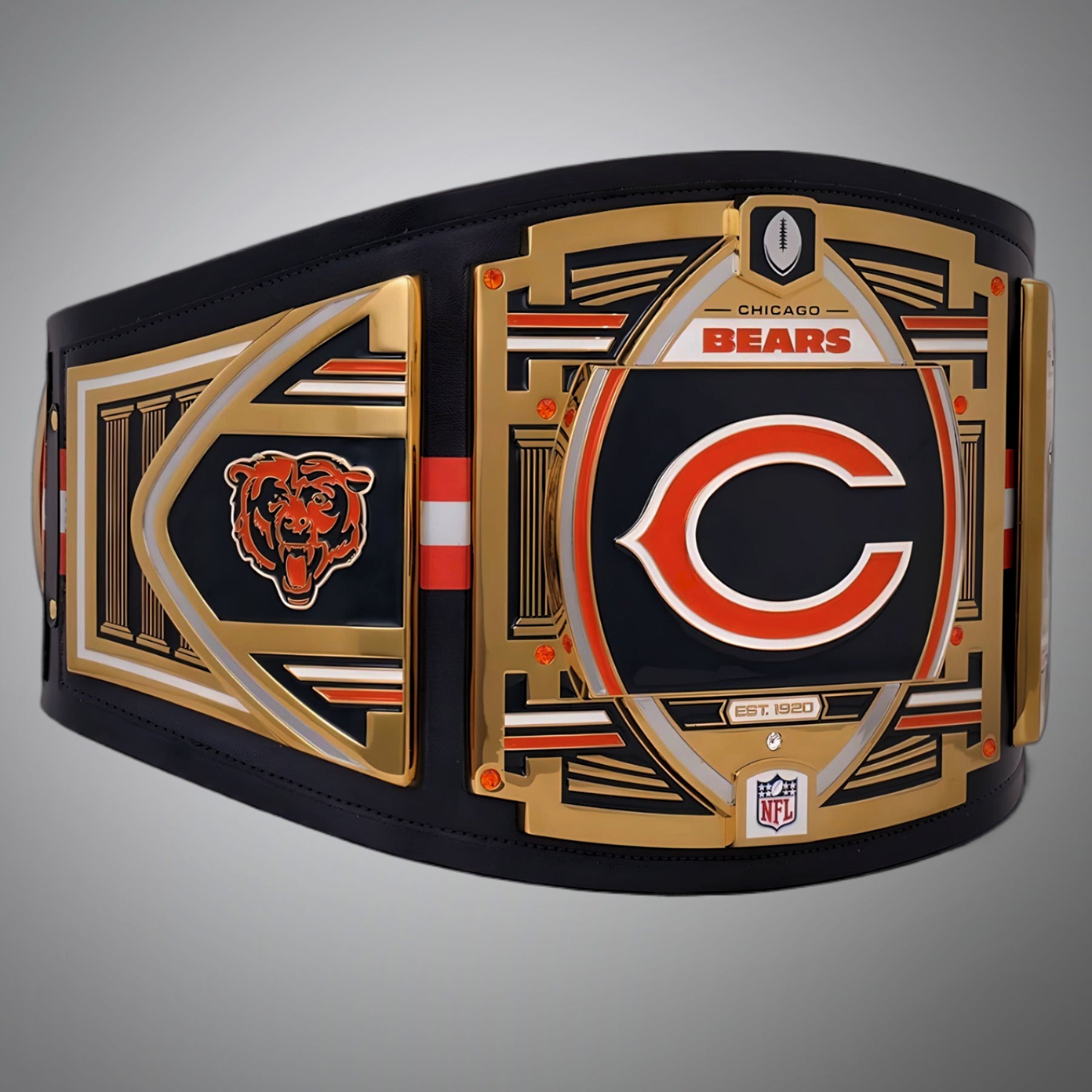 Chicago Bears Championship Belt - WWE NFL Special Edition