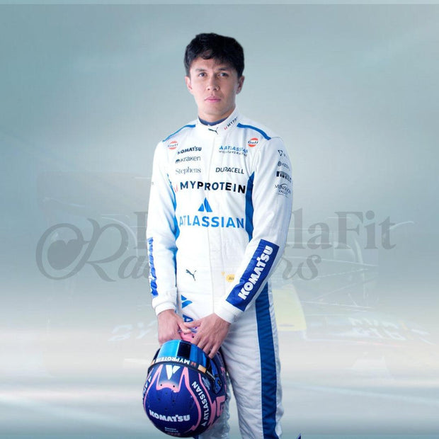 2025 Alexander Albon Williams Racing F1 Suit – FormulaFit Raceweras