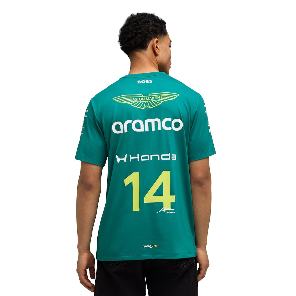 Aston Martin F1 Aramco Cognizant F1 2026 Fernando Alonso Team Driver T-Shirt