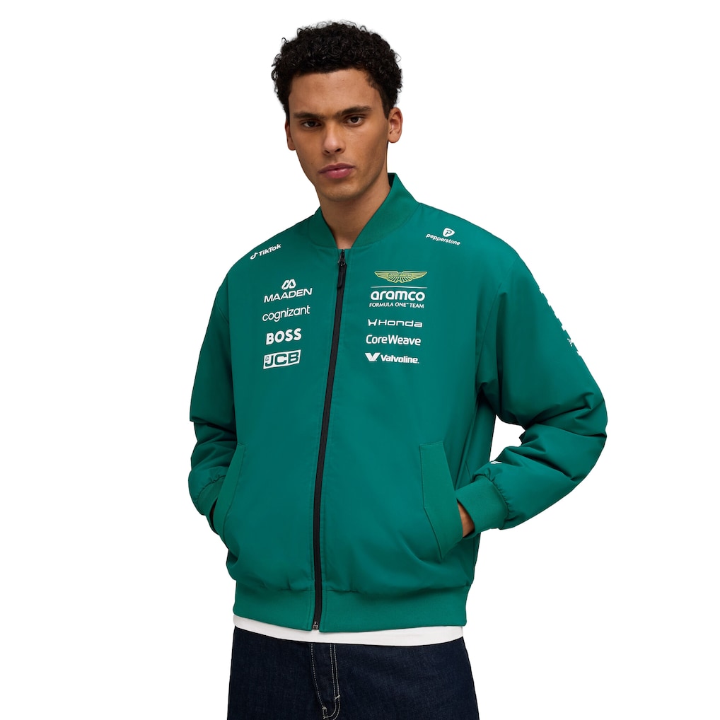 Aston Martin F1 Aramco Cognizant F1 2026 Team Bomber Jacket