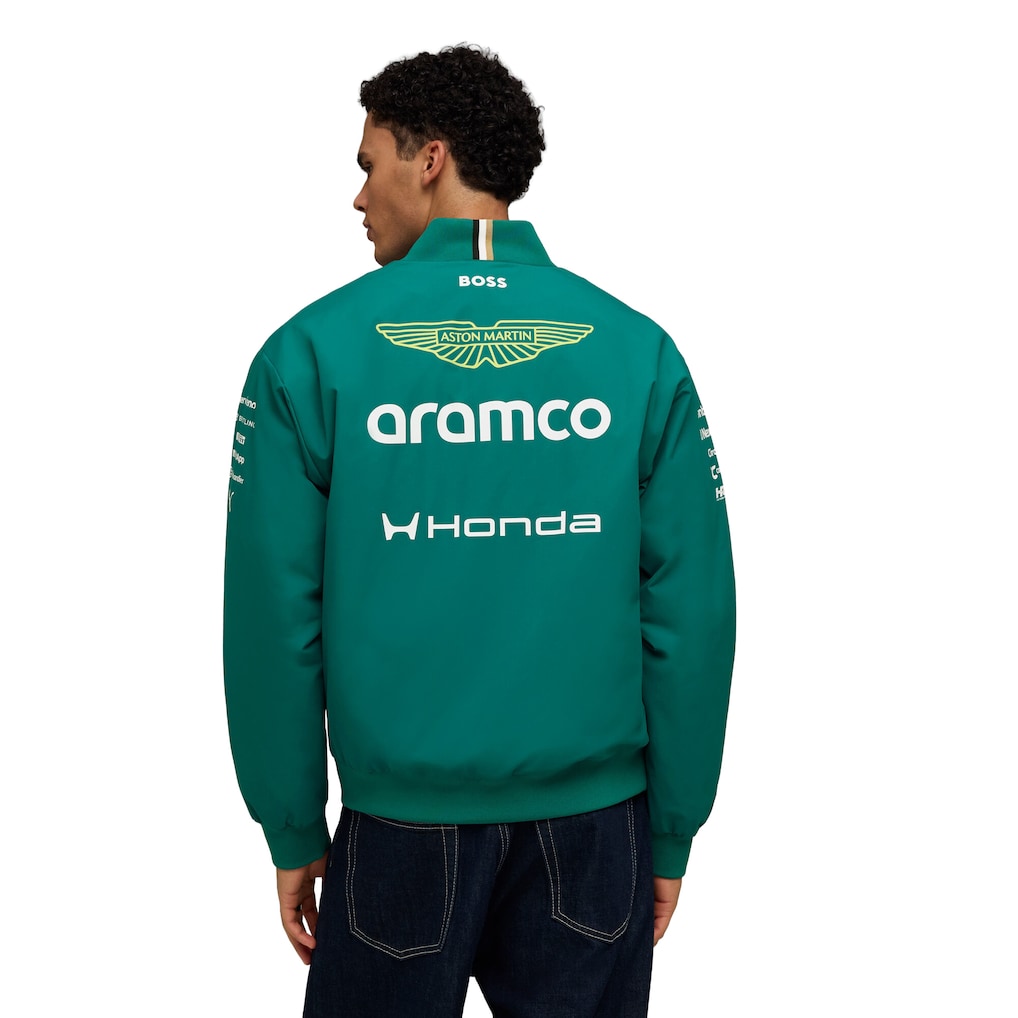 Aston Martin F1 Aramco Cognizant F1 2026 Team Bomber Jacket