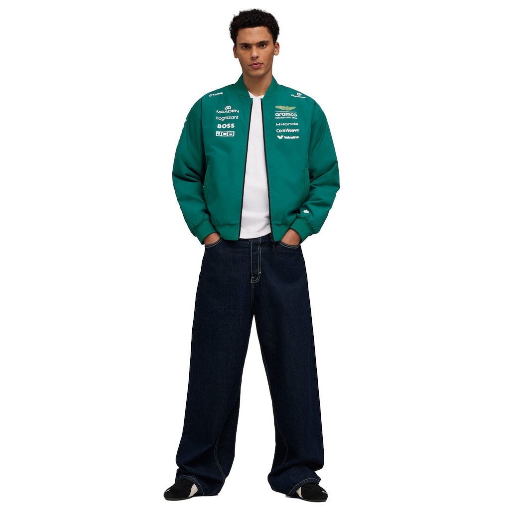 Aston Martin F1 Aramco Cognizant F1 2026 Team Bomber Jacket