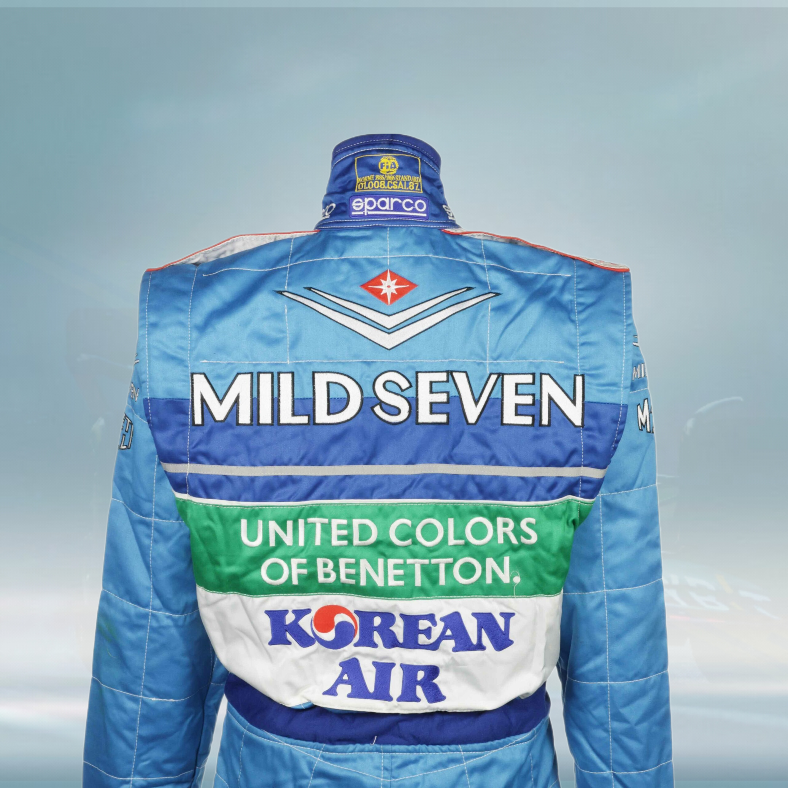 2001 Jenson Button Original  Mild Seven Benetton Renault F1 Suit