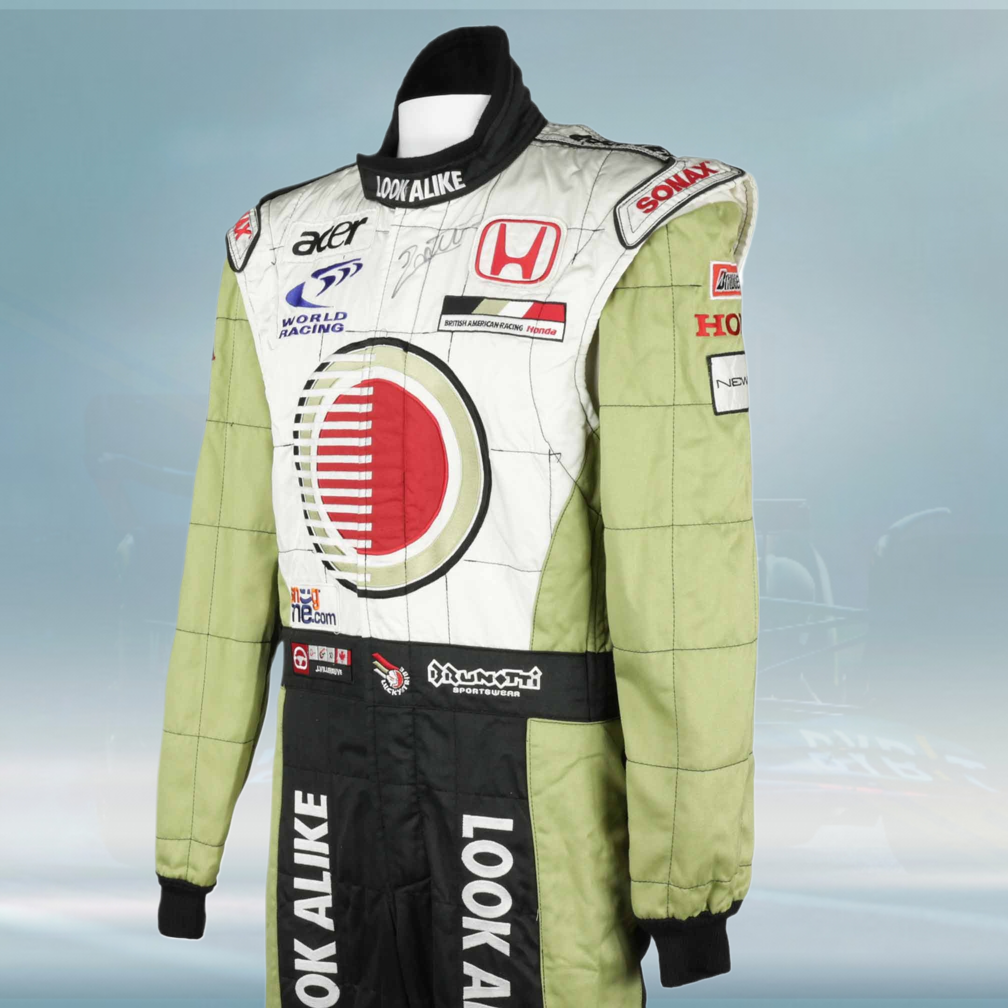 2002 Jacques Villeneuve Race BAR Honda F1 Suit