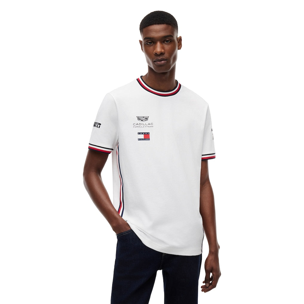 Cadillac Tommy Hilfiger 2026 Valtteri Bottas 77 Team T-Shirt - White
