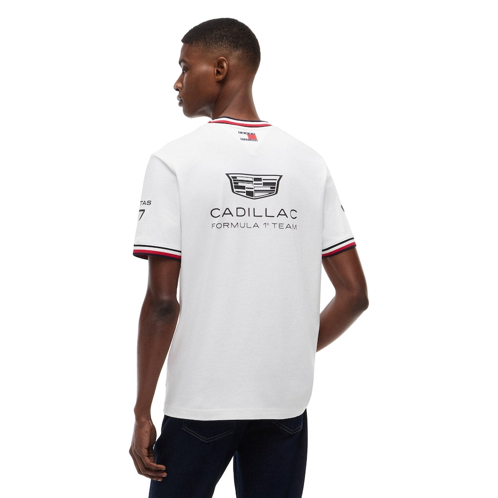 Cadillac Tommy Hilfiger 2026 Valtteri Bottas 77 Team T-Shirt - White