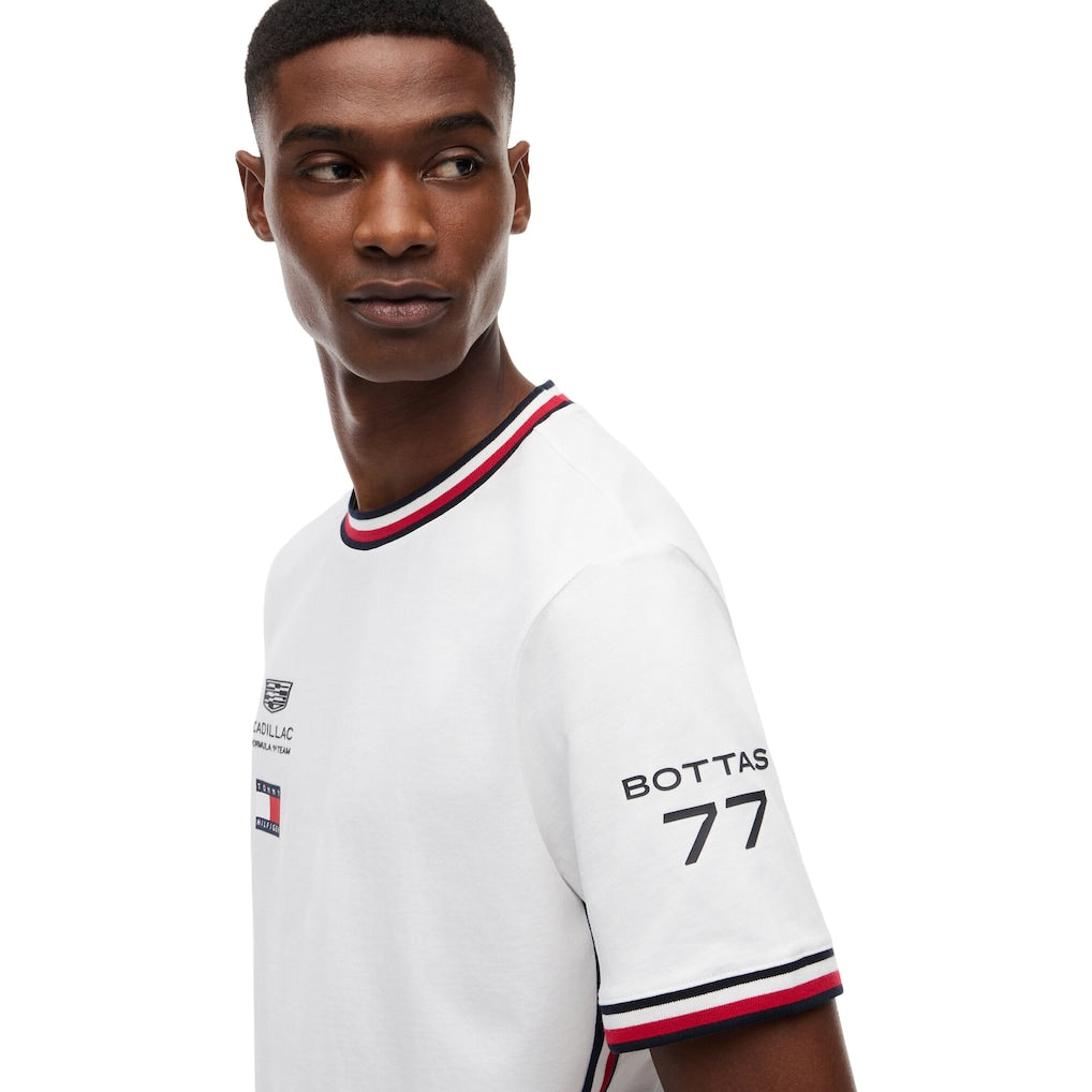 Cadillac Tommy Hilfiger 2026 Valtteri Bottas 77 Team T-Shirt - White
