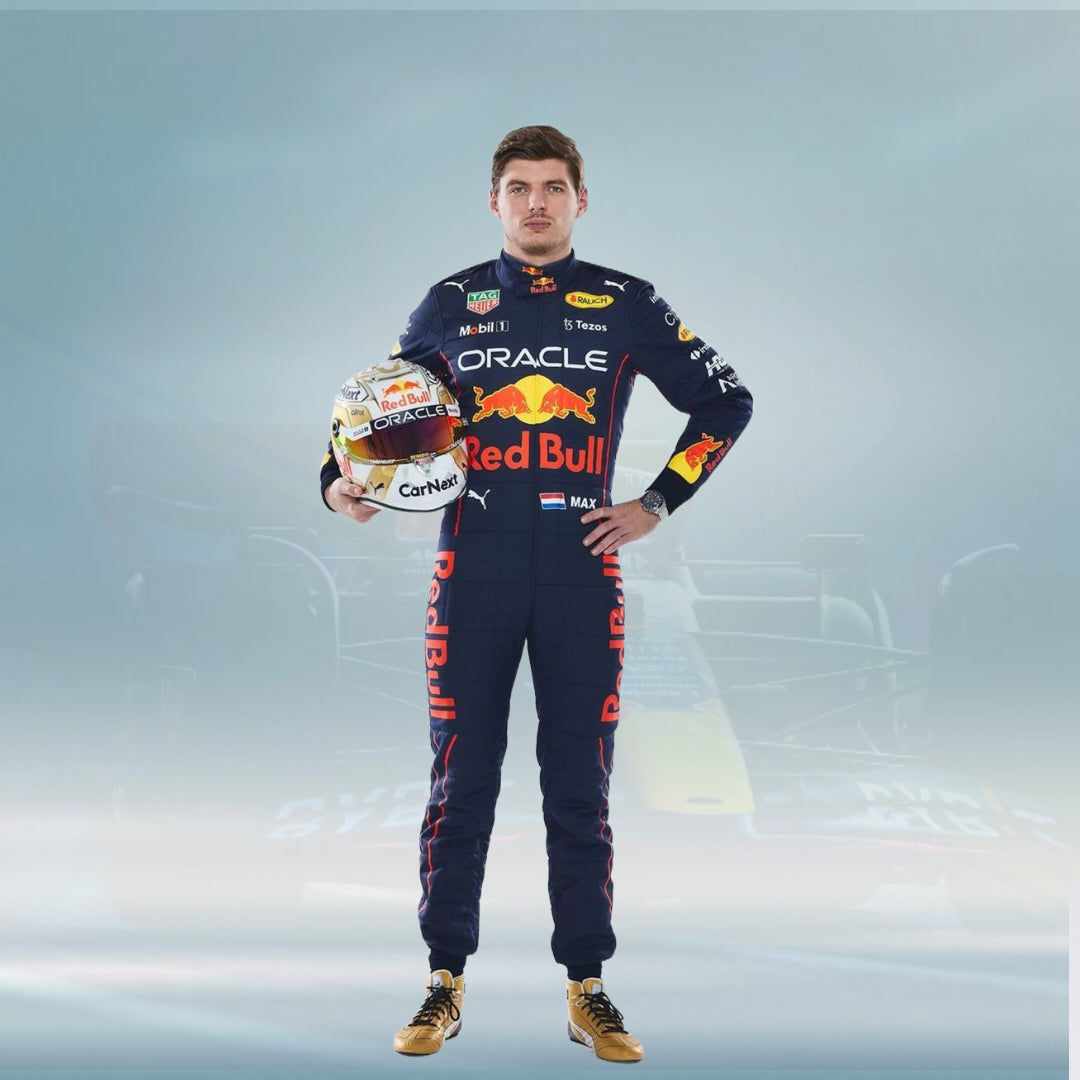 F1 Max Verstappen 2021 RedBull Racing Printed Race suit