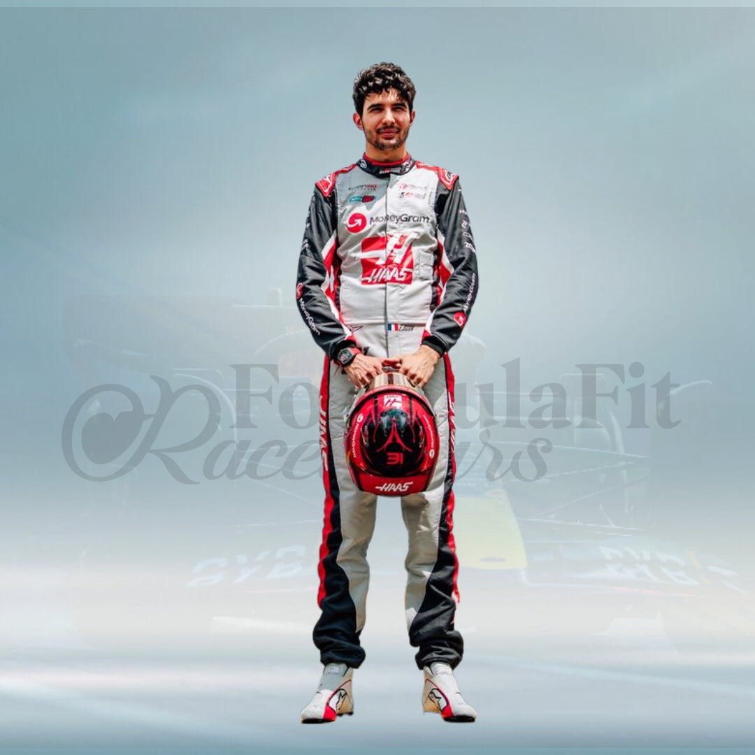 2025 Esteban Ocon Haas Team F1 Race Suit Canadian GP