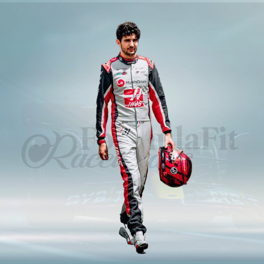 2025 Esteban Ocon Haas Team F1 Race Suit Canadian GP