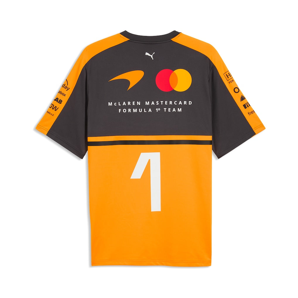 McLaren 2026 Team Lando Norris Driver Set Up T-Shirt - Papaya