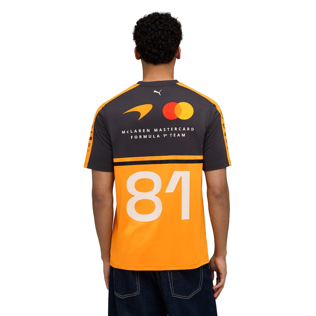 McLaren 2026 Team Oscar Piastri Driver Set Up T-Shirt - Papaya