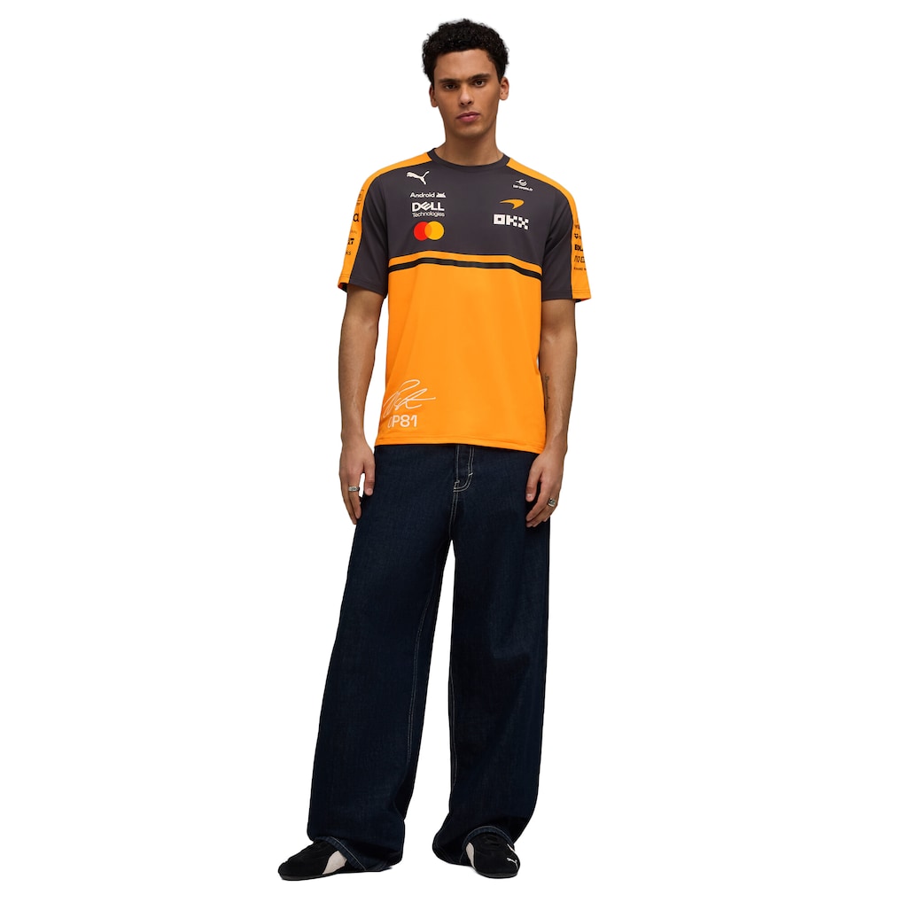 McLaren 2026 Team Oscar Piastri Driver Set Up T-Shirt - Papaya