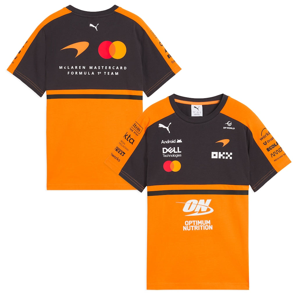 McLaren 2026 Team Set Up T-Shirt - Papaya - Kids