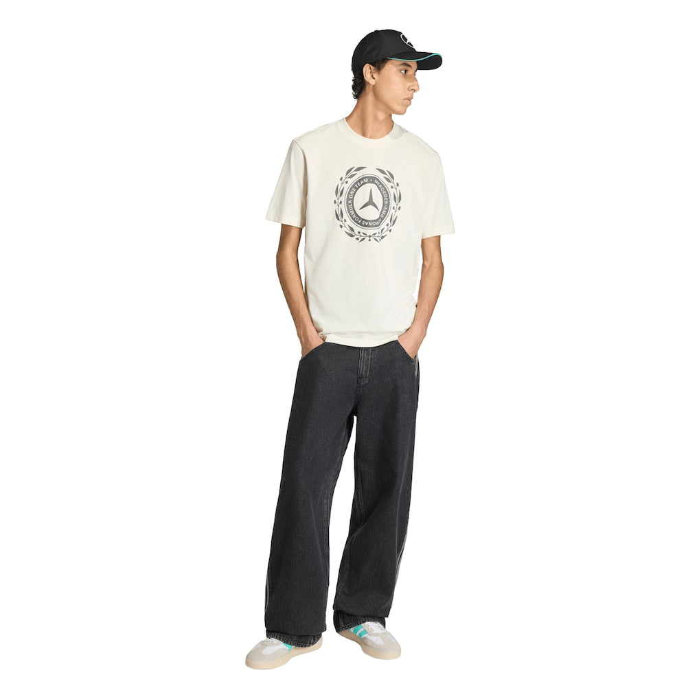Mercedes AMG Petronas adidas F1 2026 Silver Arrows Logo T-Shirt