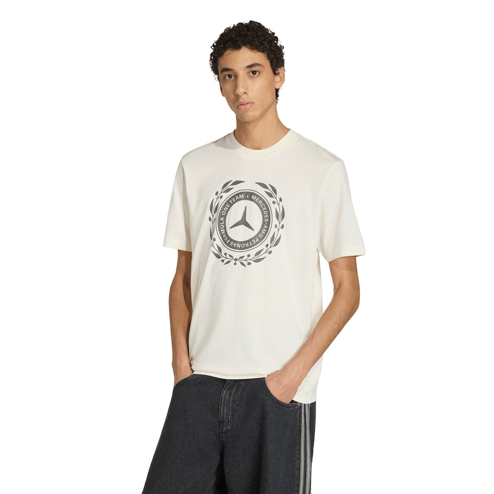 Mercedes AMG Petronas adidas F1 2026 Silver Arrows Logo T-Shirt