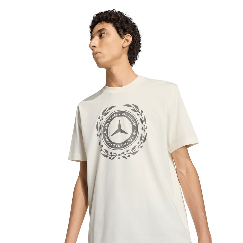 Mercedes AMG Petronas adidas F1 2026 Silver Arrows Logo T-Shirt