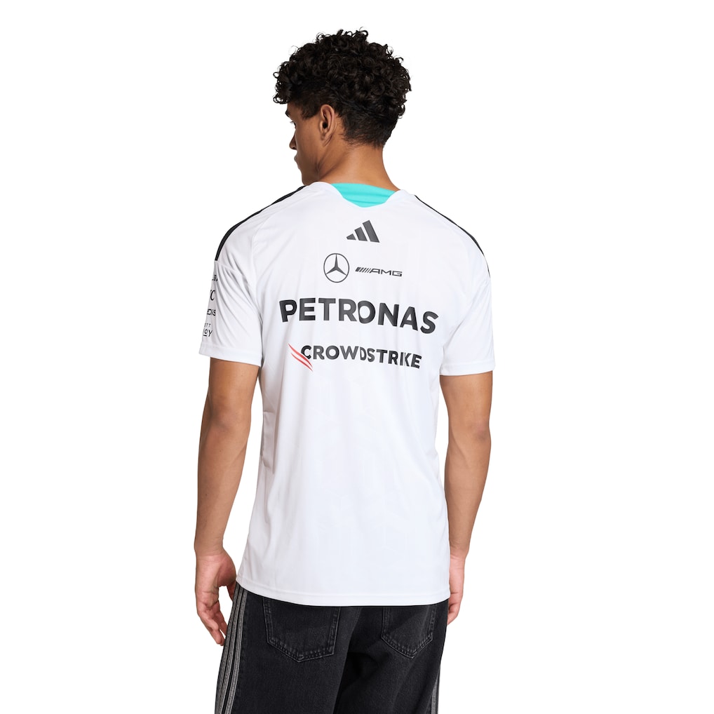 Mercedes AMG Petronas adidas F1 2026 Team Driver T-Shirt - White