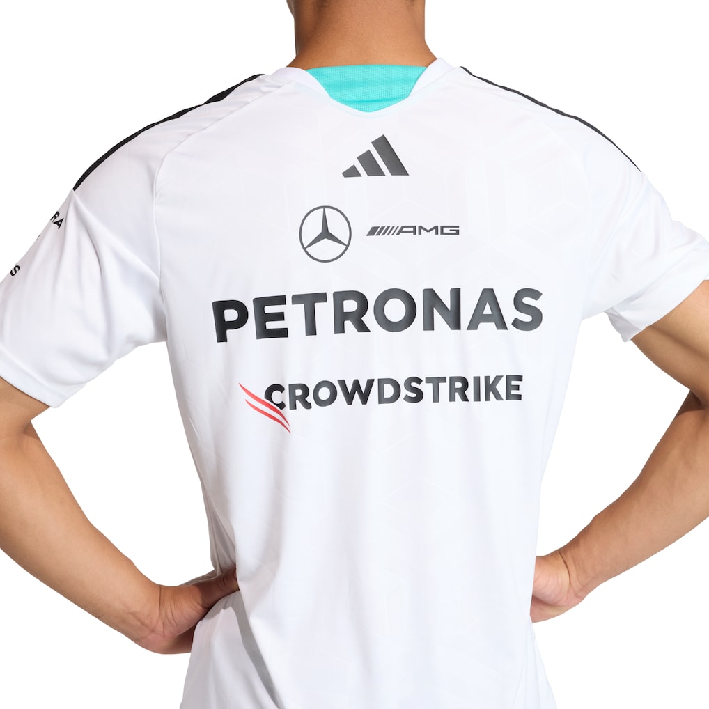 Mercedes AMG Petronas adidas F1 2026 Team Driver T-Shirt - White