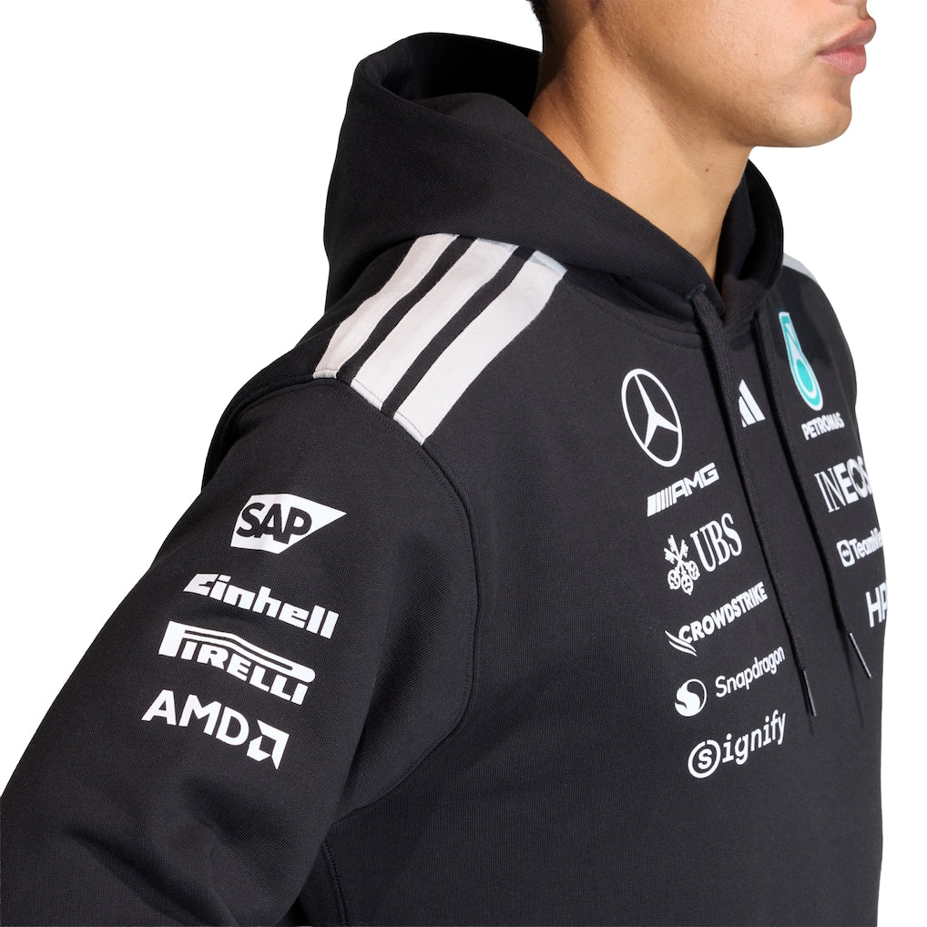 Mercedes AMG Petronas adidas F1 2026 Team Hoodie - Black