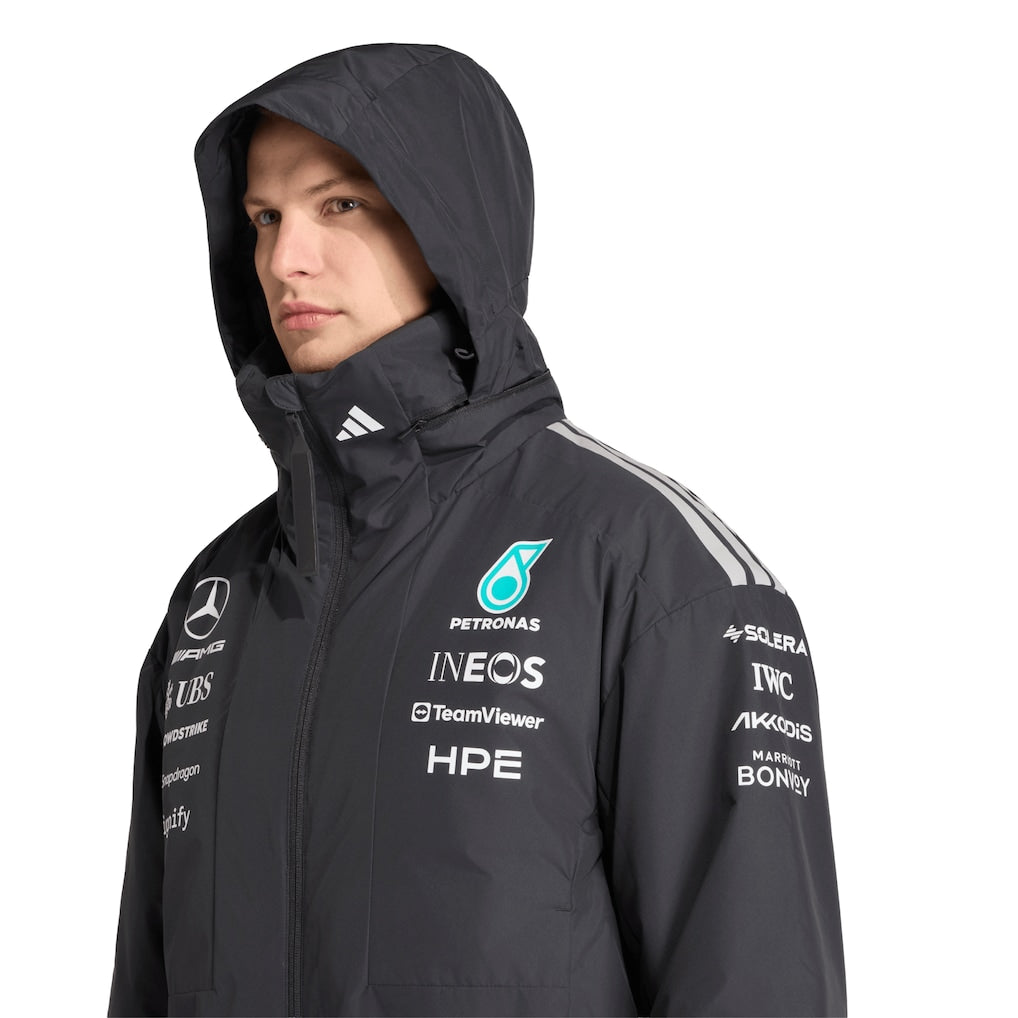 Mercedes AMG Petronas adidas F1 2026 Team Jacket - Black