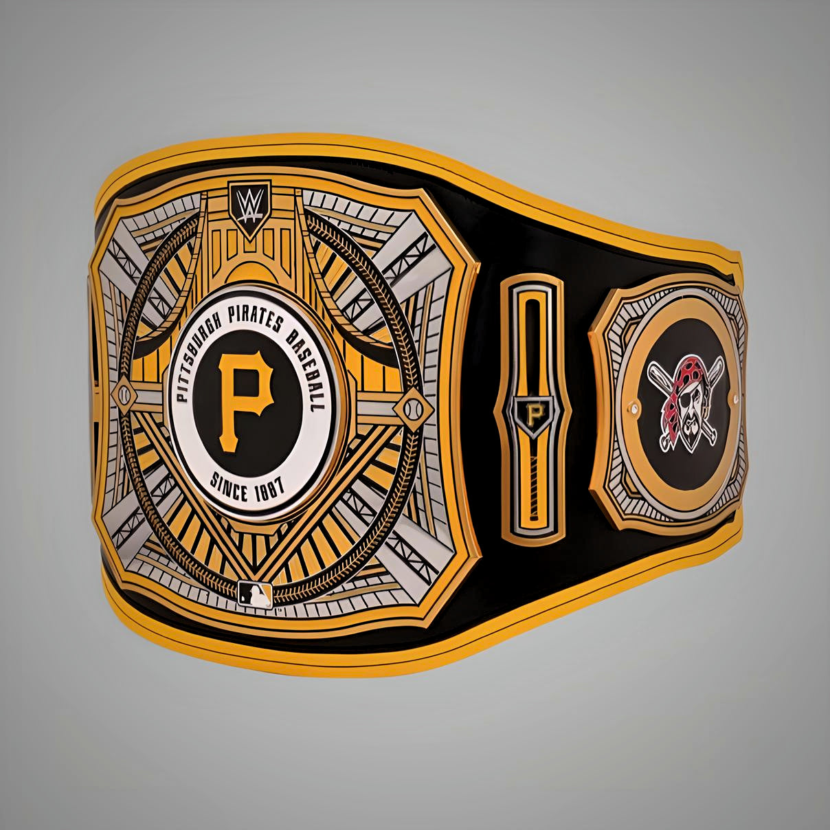 WWE Pittsburgh Pirates MLB Belt - Legacy Championship Title WWE