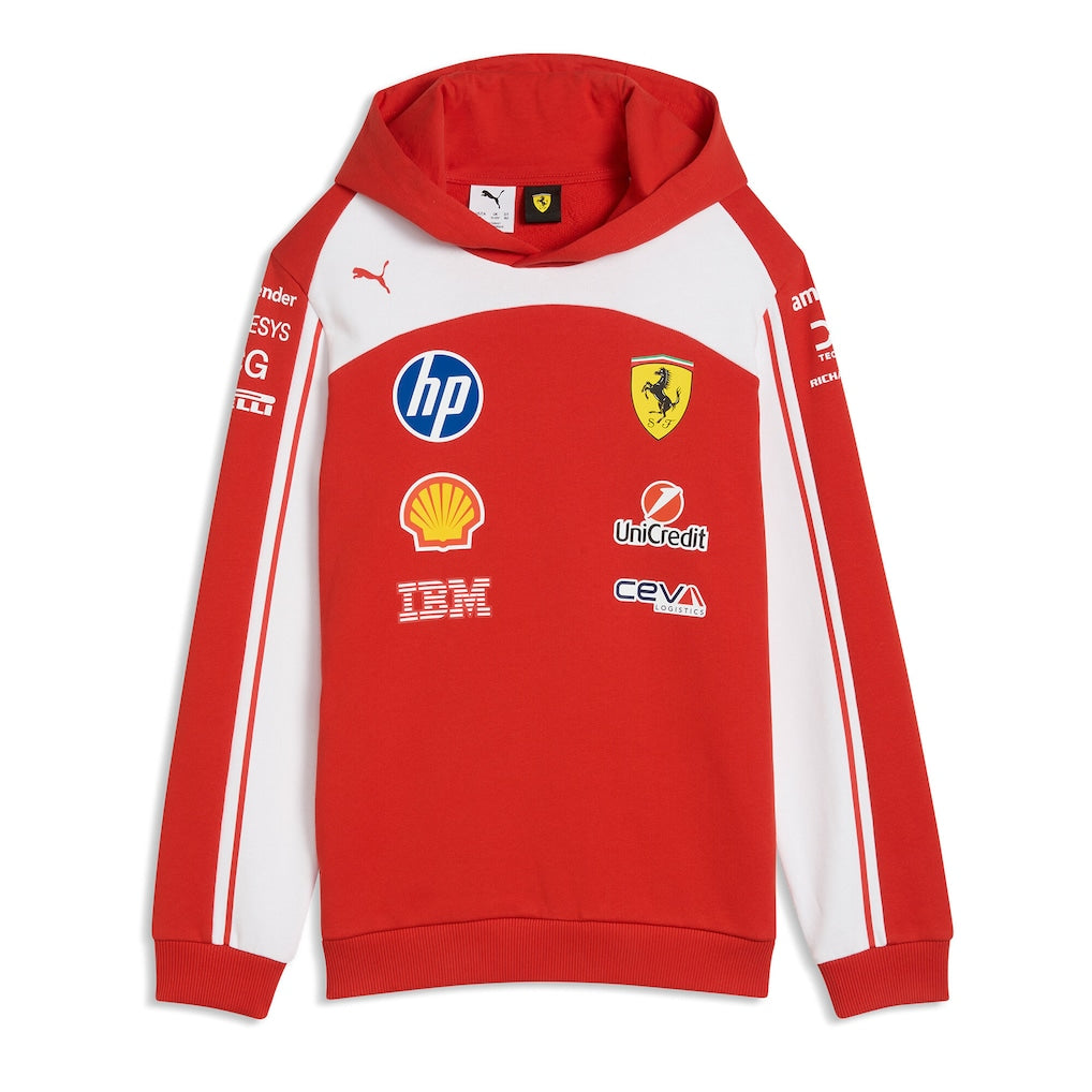 Scuderia Ferrari 2026 Team Hooded Sweat - Kids