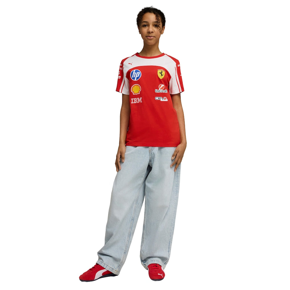 Scuderia Ferrari 2026 Team T-Shirt - Kids